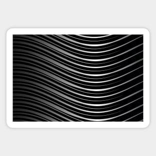 Stripes pattern - grey Magnet